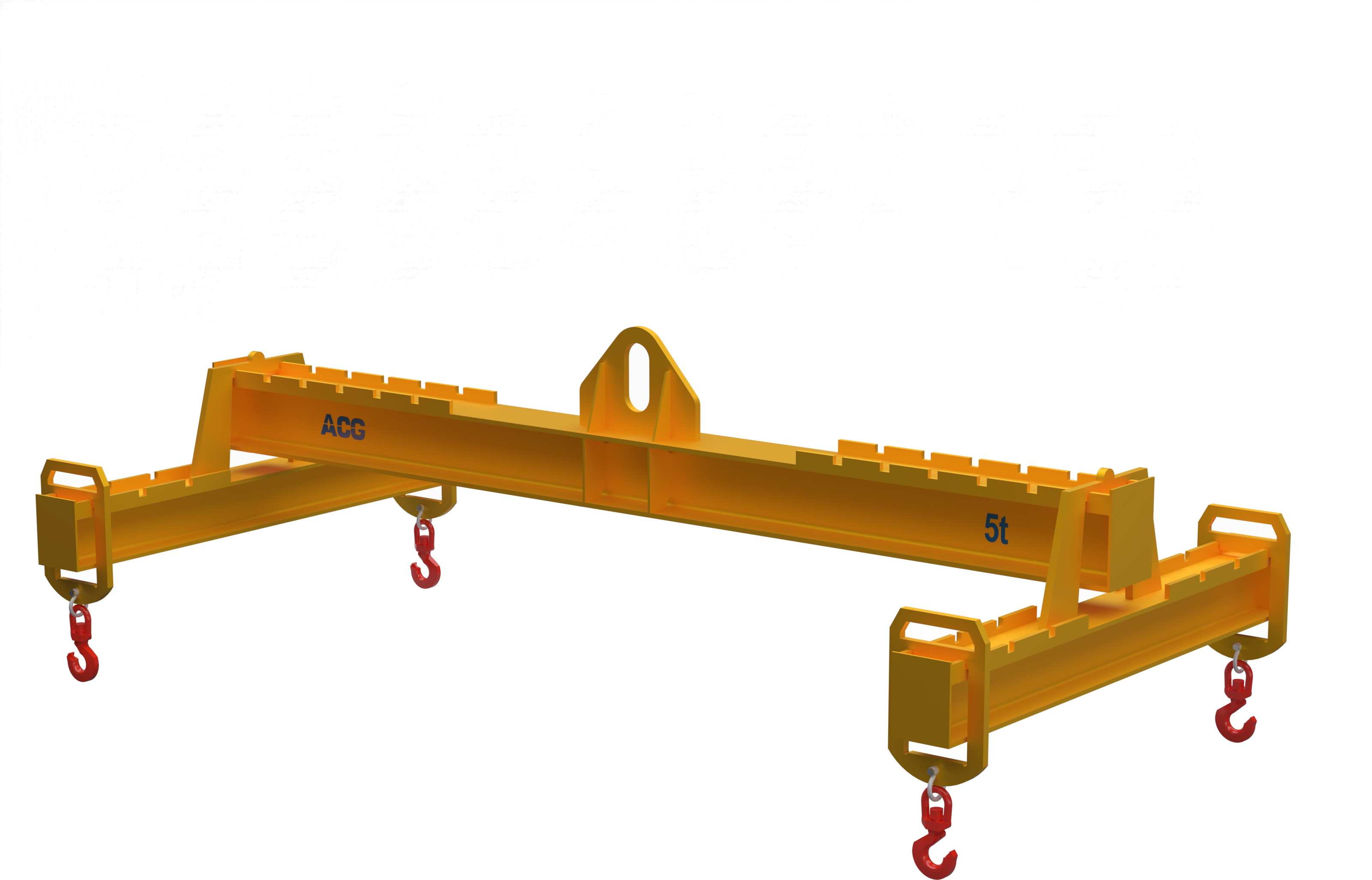 لیفتینگ بیم صنعتی و قلاب شاهین طراحیشده توسط ACG